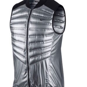 NIKE AEROLOFT 800 GOOSE DOWN METALLIC VEST